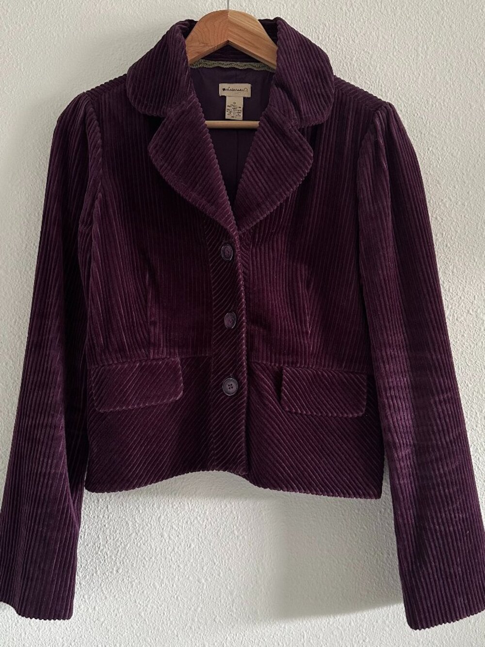Anthropologie Corduroy Jacket - Size 8